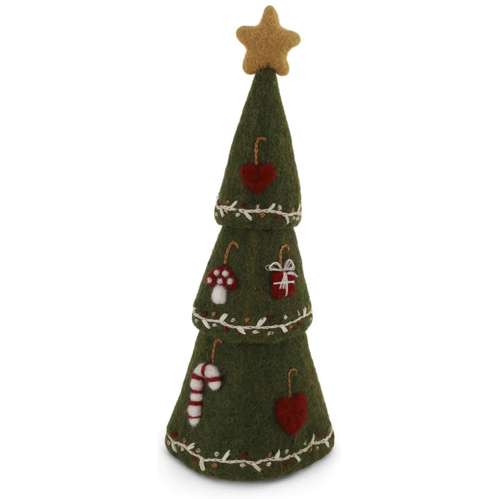 Gry &amp; Sif – Weihnachtsbaum mit Details – 3 in 1 – Grün