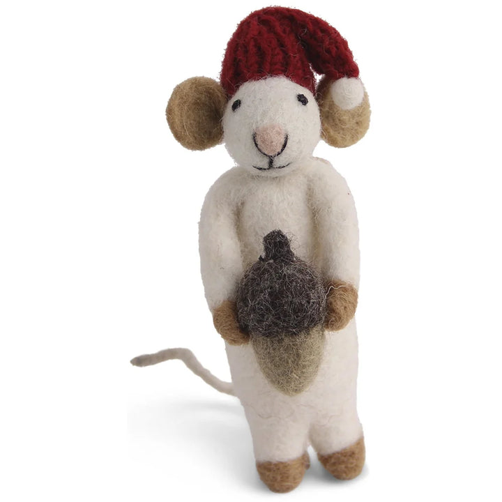Gry &amp; Sif – Weiße Maus mit Eichel