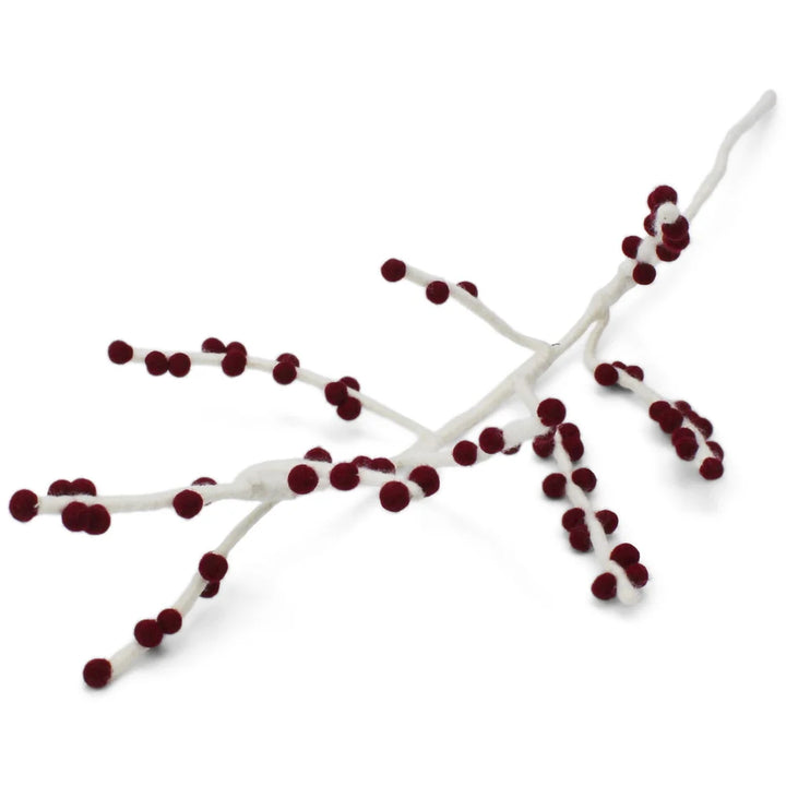 Gry & Sif - Zweig Filz mit Beeren