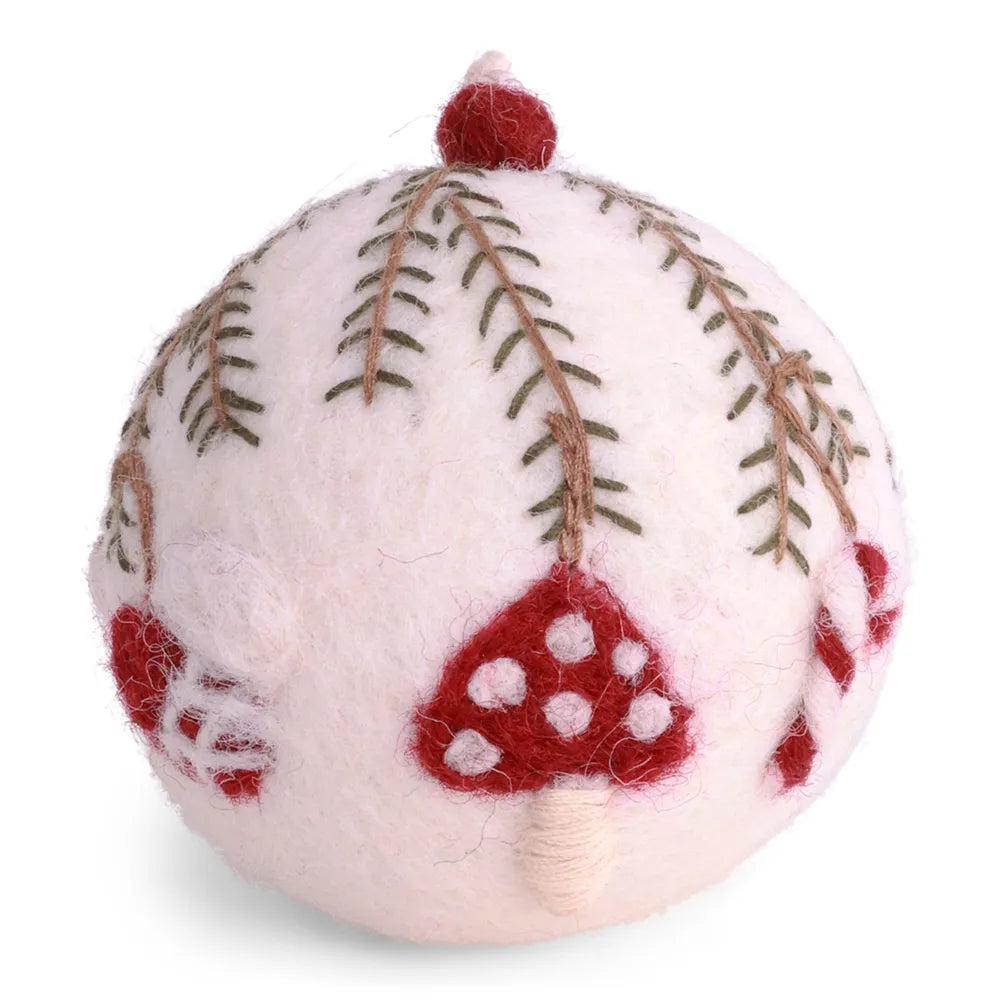 Gry &amp; Sif Weihnachtskugel Filz Stickerei Ornamenten