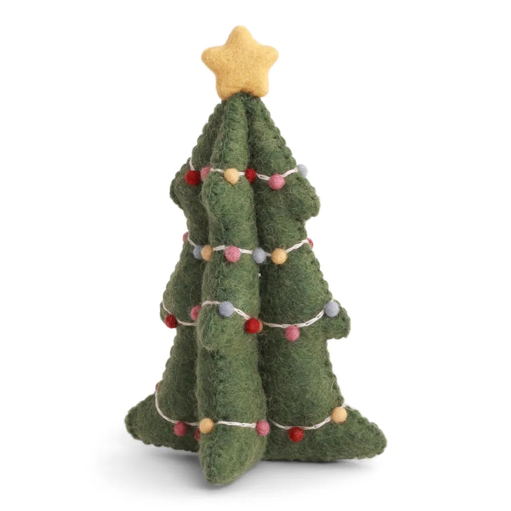Gry &amp; Sif Weihnachtsbaum Filz Girlande Stern Green