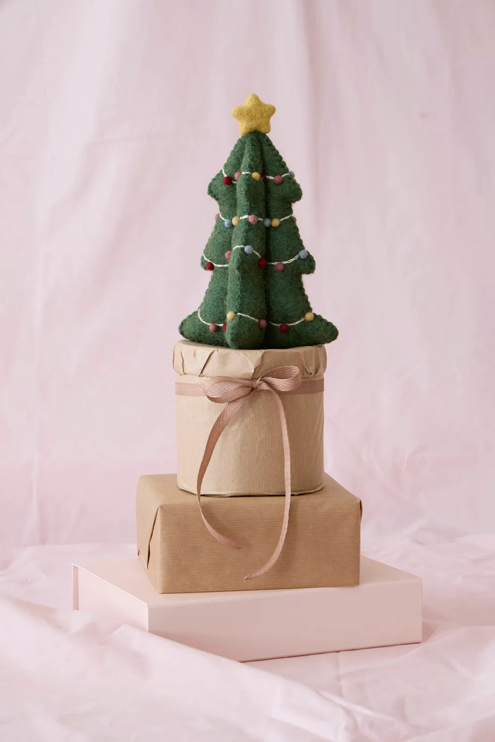 Gry &amp; Sif Weihnachtsbaum Filz Girlande Stern Green