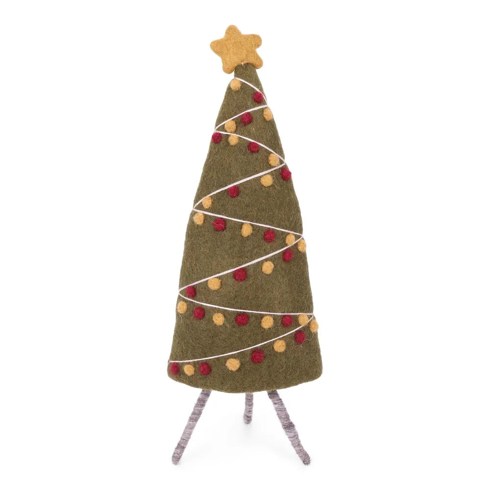 Gry &amp; Sif Weihnachtsbaum Dekorativer Filz Girlande