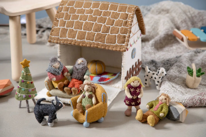 Gry &amp; Sif Weihnachtsbaum Dekorativer Filz Girlande