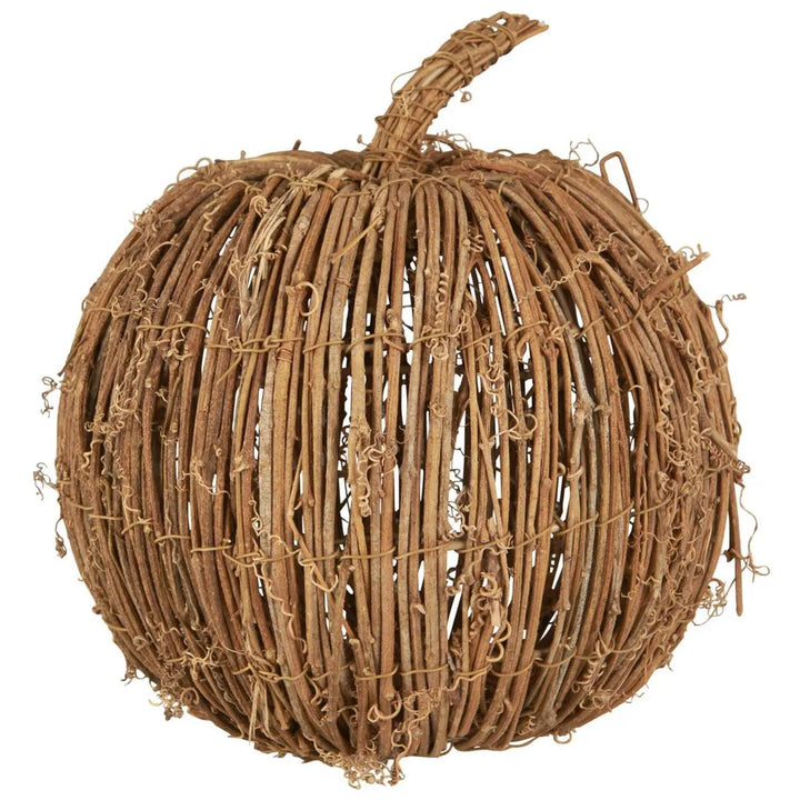Ib Laursen - Dekokürbis aus Zweigen — Durchmesser: 26 cm | Höhe: 27 cm