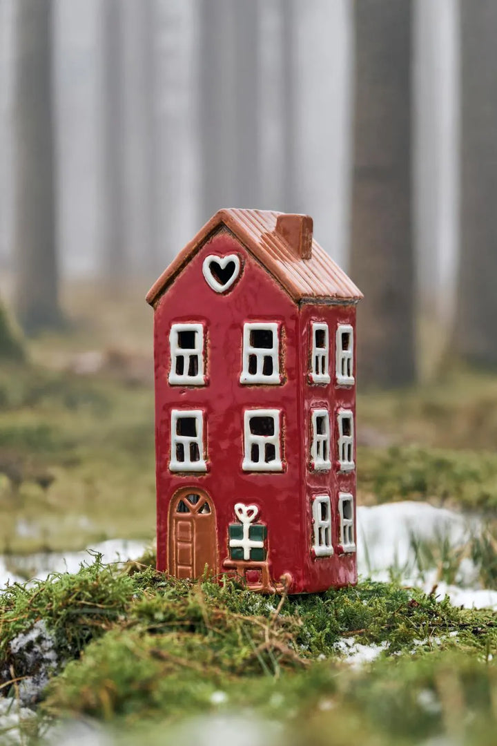 Ib Laursen Lichthaus Teelichter Steingut Schlitten