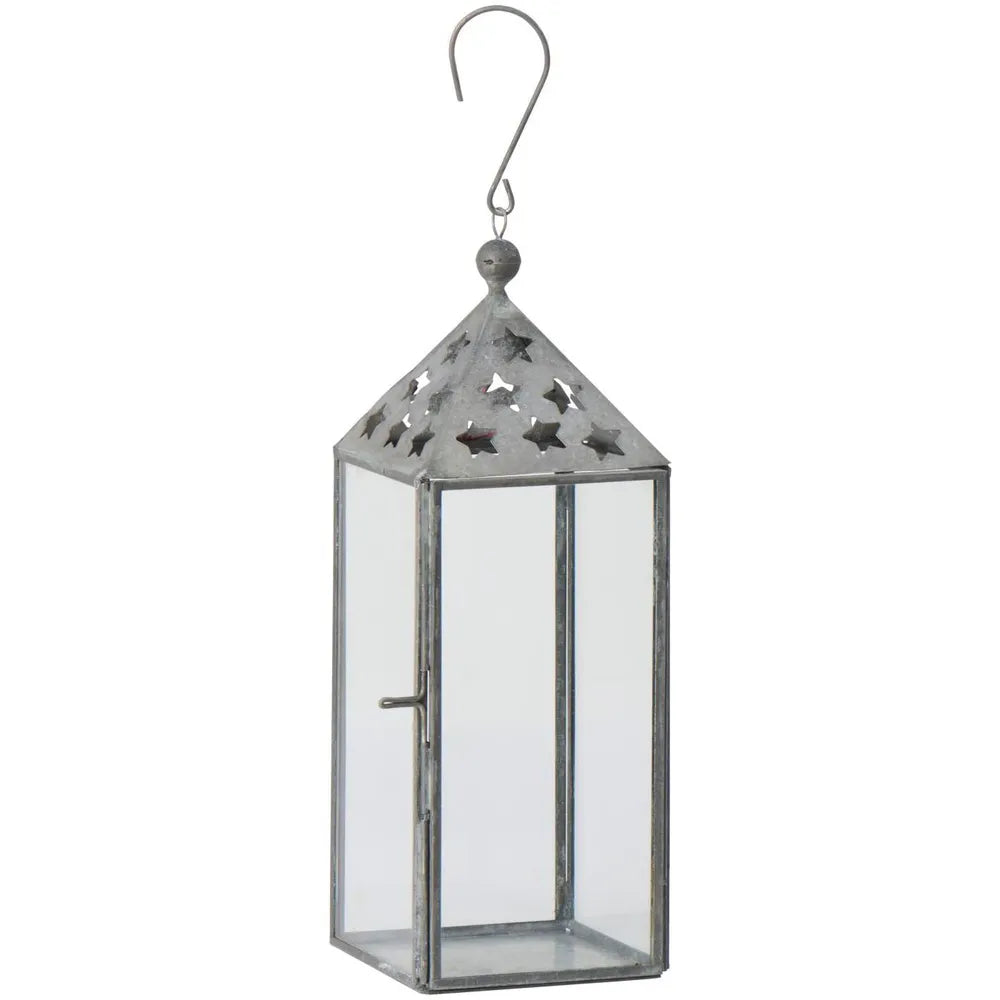 Ib Laursen Laterne Metalllaterne Sternen Dach 23 cm