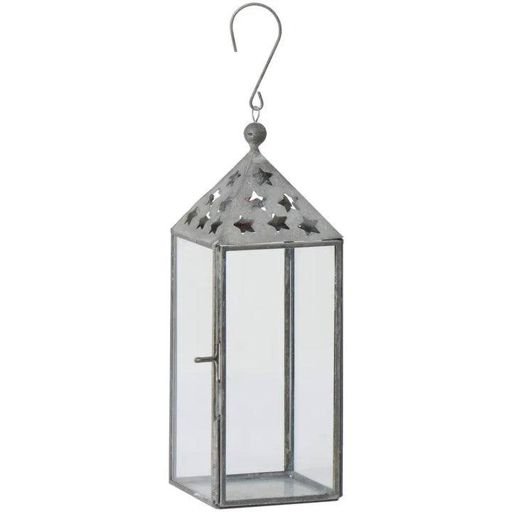 Ib Laursen Laterne Metalllaterne Sternen Dach 23 cm