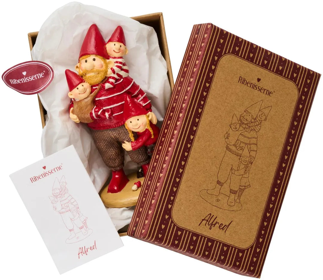 Ib Laursen Wichtel Wichtelfigur Alfred Kindern Rot