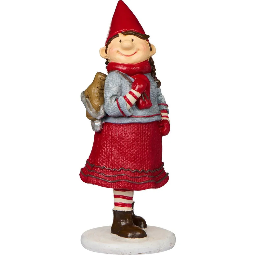 Ib Laursen Wichtel Wichtelfigur Dagny Schlittschuhen