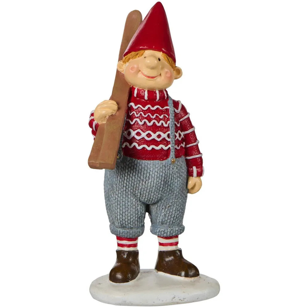 Ib Laursen Wichtel Wichtelfigur Ejnar Skiern Rot