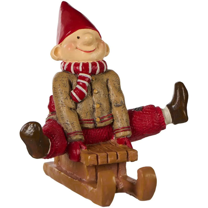 Ib Laursen Wichtel Wichtelfigur Hans Schlitten Rot