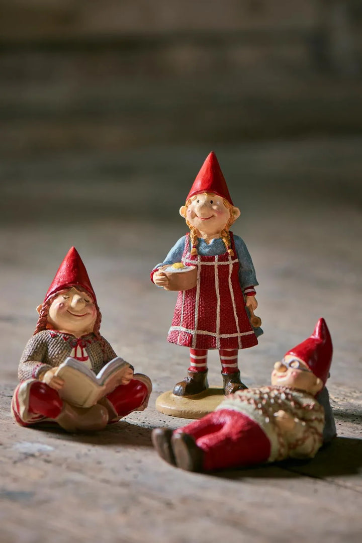 Ib Laursen Wichtel Schlafender Weihnachtswichtel Rot