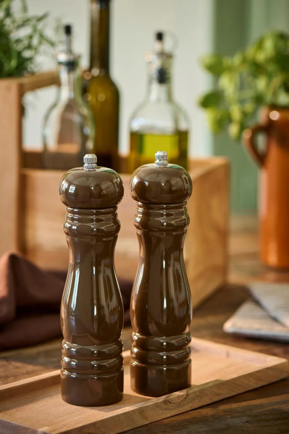 Ib Laursen - Salz und Pfeffermühle 2er-Set — schokolade