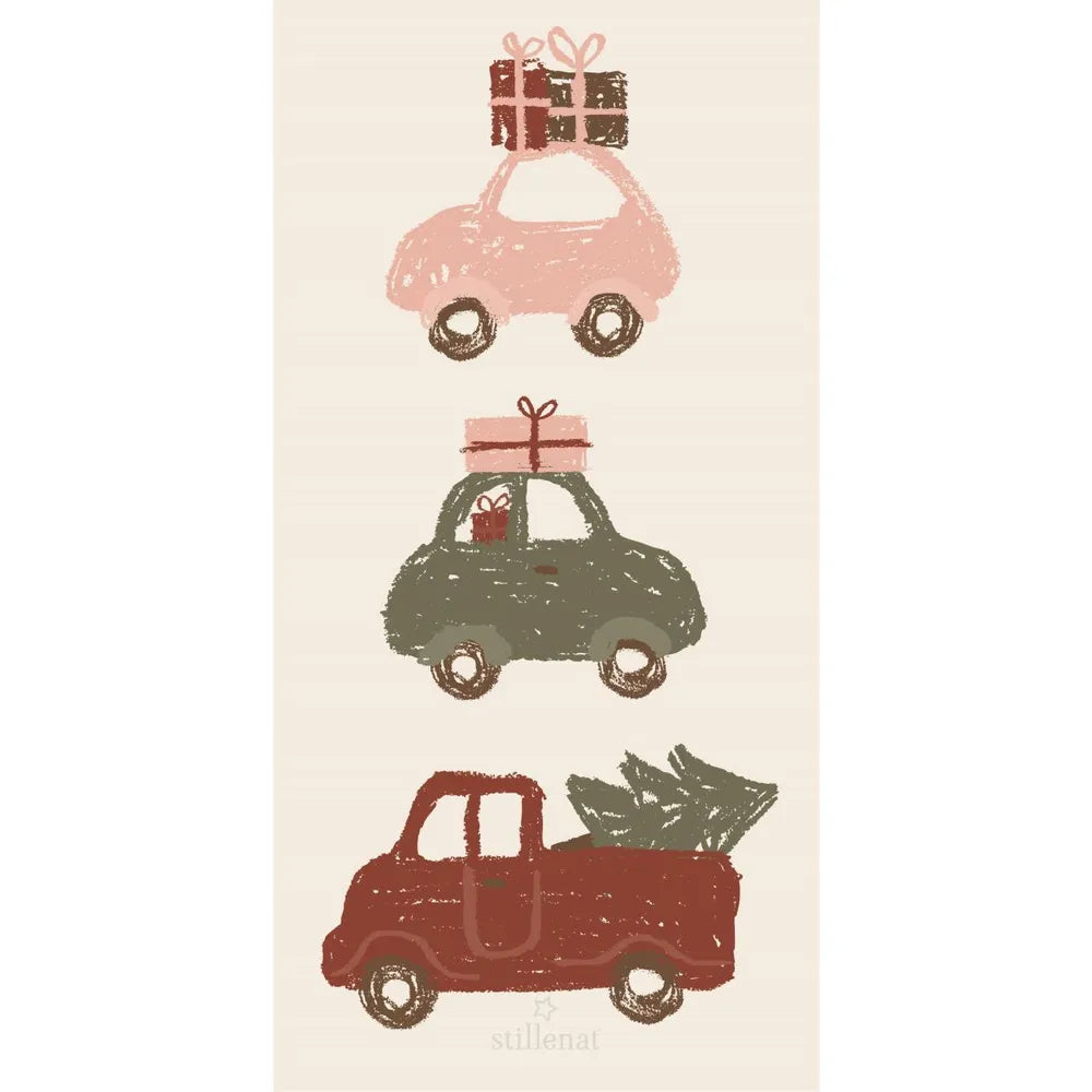 Ib Laursen Serviette Autos Weihnachtsheimweg 40 cm
