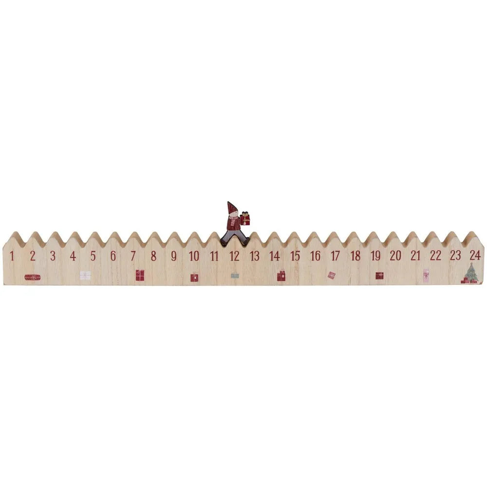 Ib Laursen Adventskalender Leiste MDF Wichtelfigur