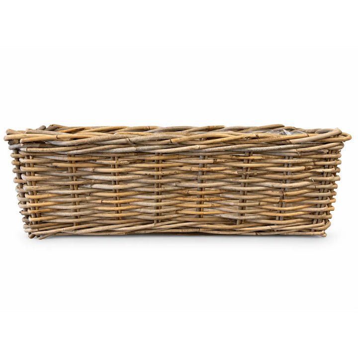 Alsaba Home - Balkonkasten aus Rattan mit Folieneinsatz
