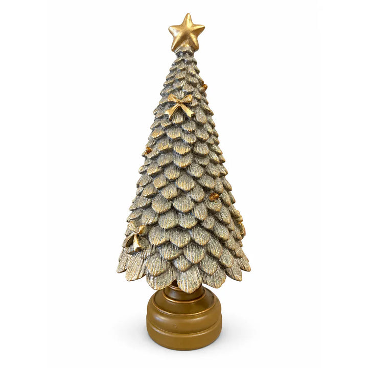 Alsaba Home - Deko-Tannenbaum aus Polyresin mit Stern