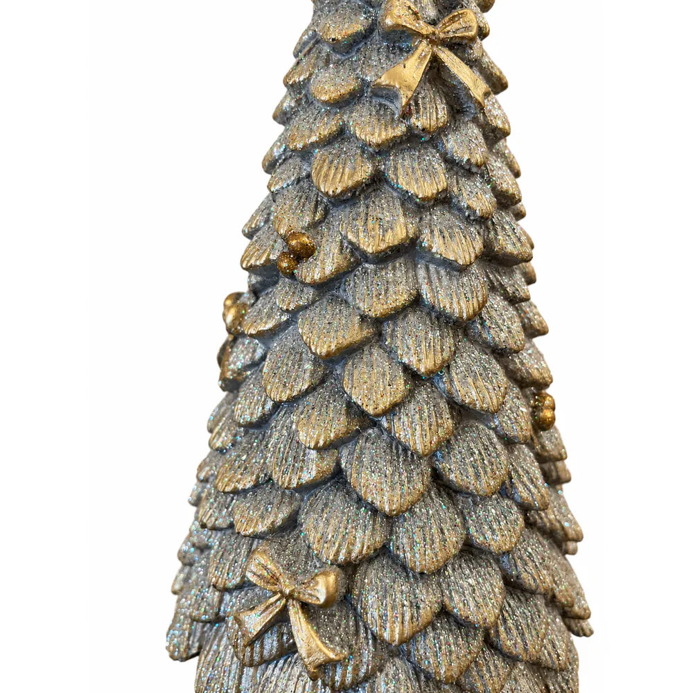 Alsaba Home - Deko-Tannenbaum aus Polyresin mit Stern