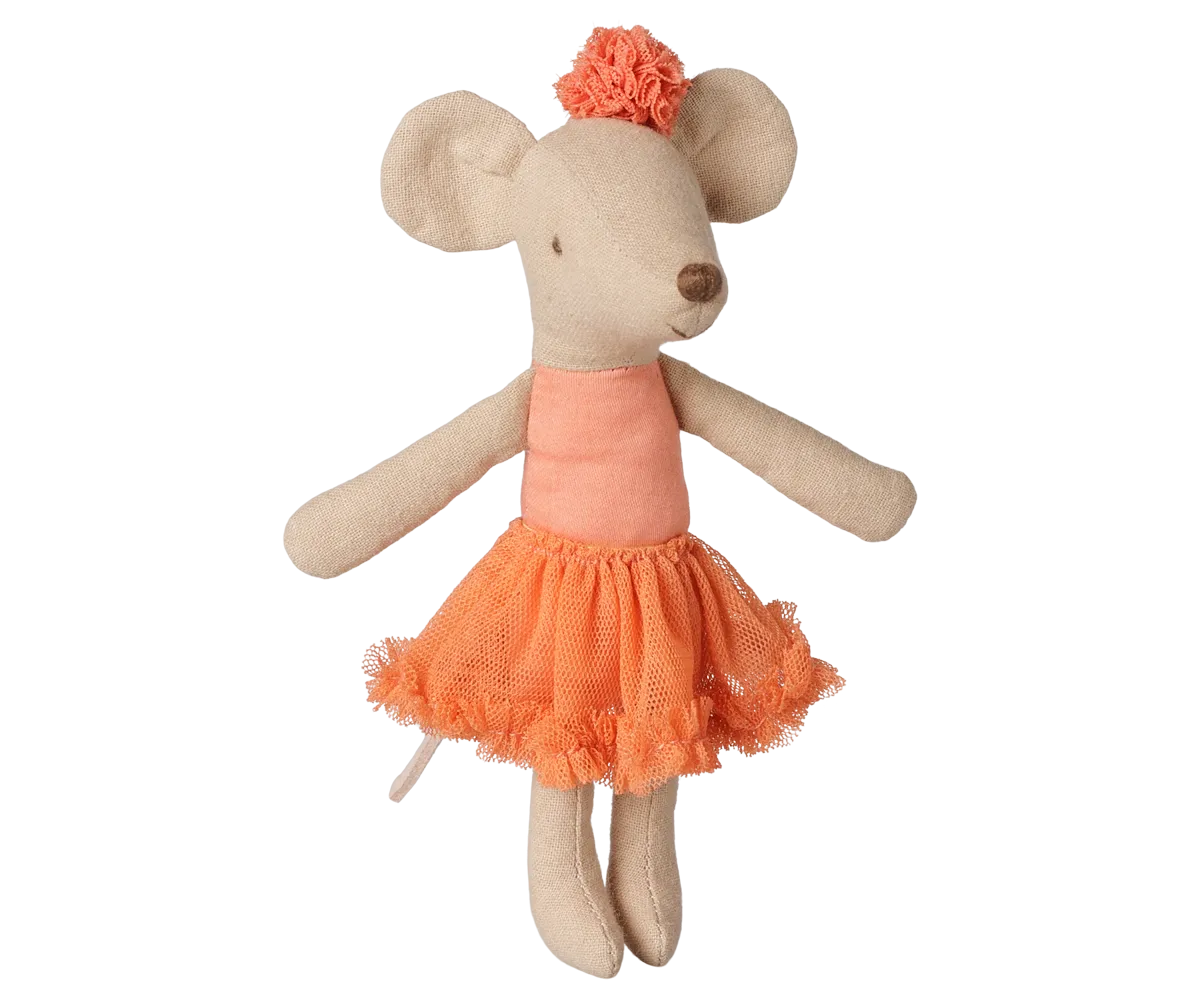 Maileg - Ballerina Maus, große Schwester - Dusty Coral
