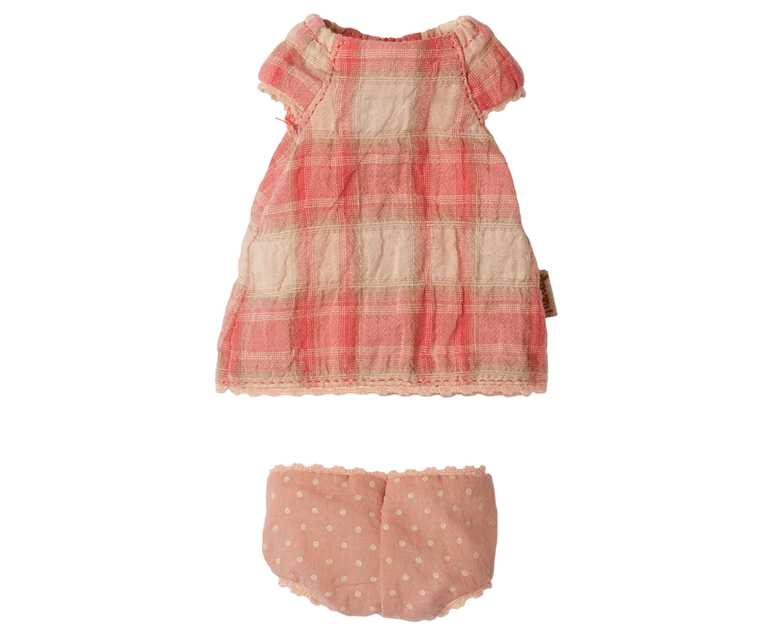 Maileg - Kleid, Teddy Junior - Koralle