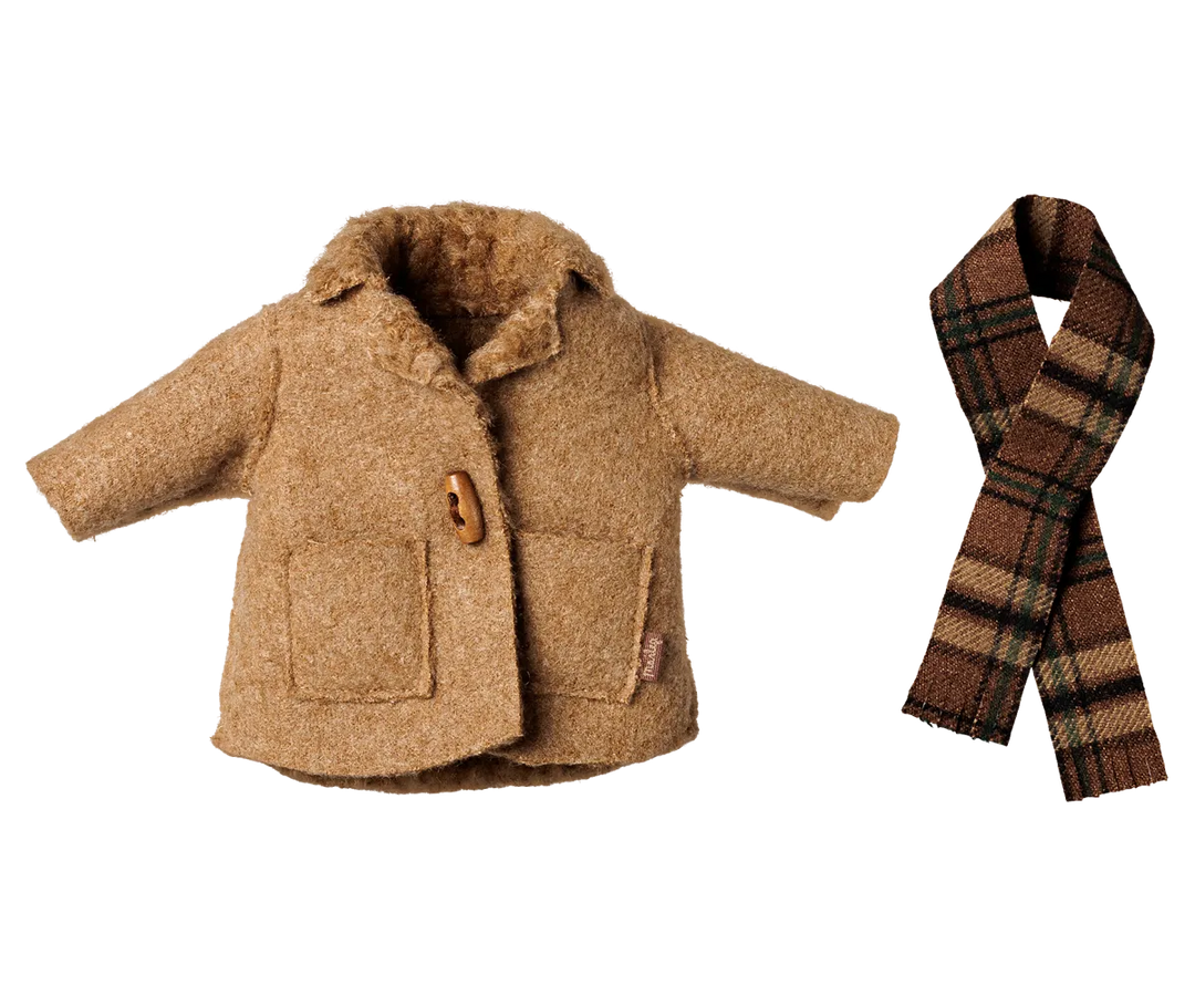 Maileg - Jacke und Schal - Mittelgroße Maus