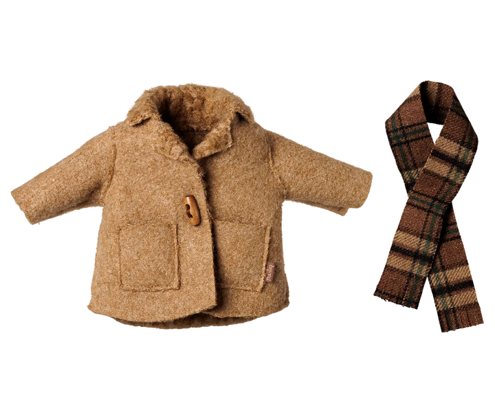 Maileg - Jacke und Schal - Mittelgroße Maus