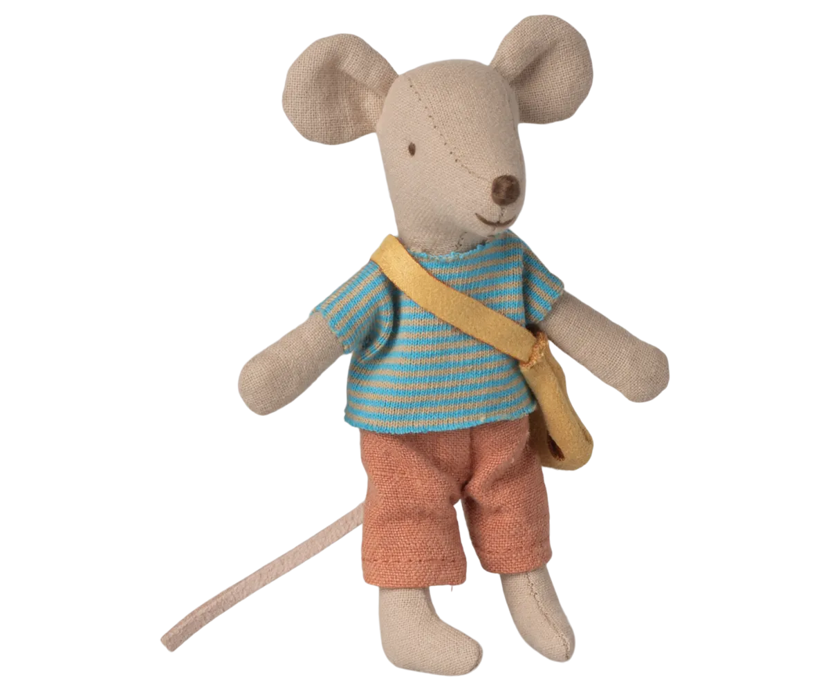 Maileg - Kleiner Bruder Maus mit Tasche