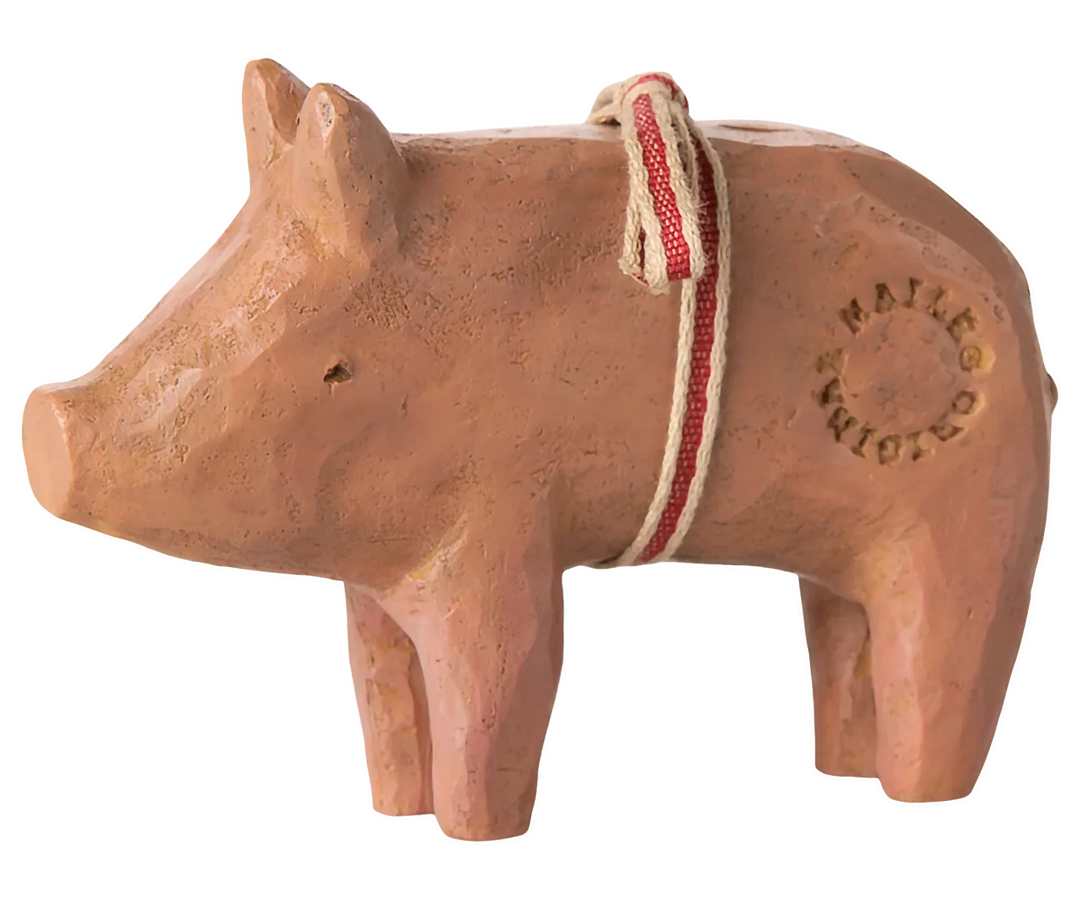 Maileg - Schwein mit Band, Medium
