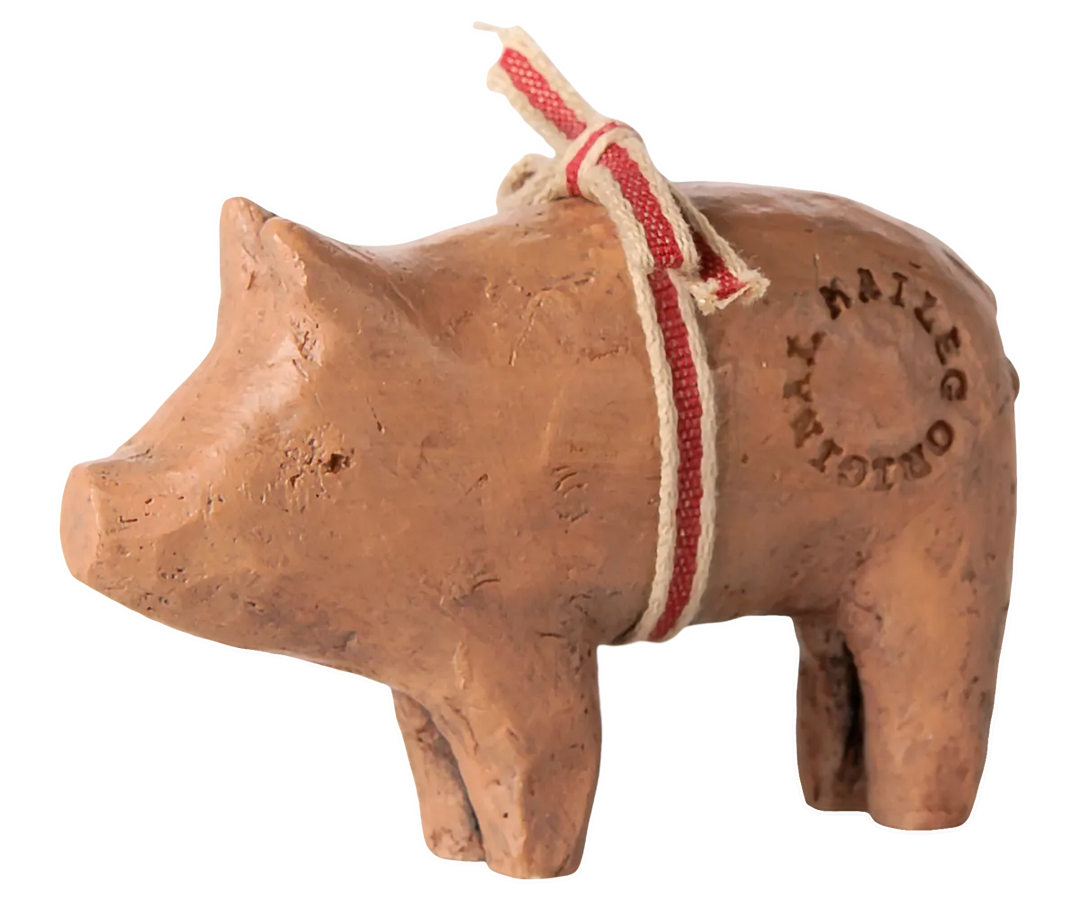 Maileg - Schwein mit Band, Klein