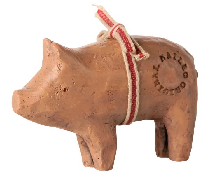 Maileg - Schwein mit Band, Klein