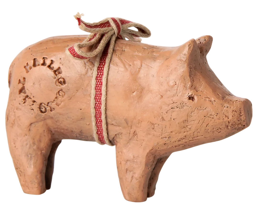 Maileg - Schwein mit Band, Klein