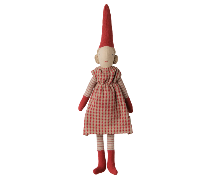 Maileg - Pixy, Größe 1 - Mädchen - Rotes Kleid