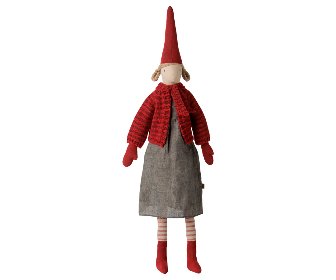 Maileg - Pixy, Größe 4 - Mädchen - Gestreifte Strickjacke