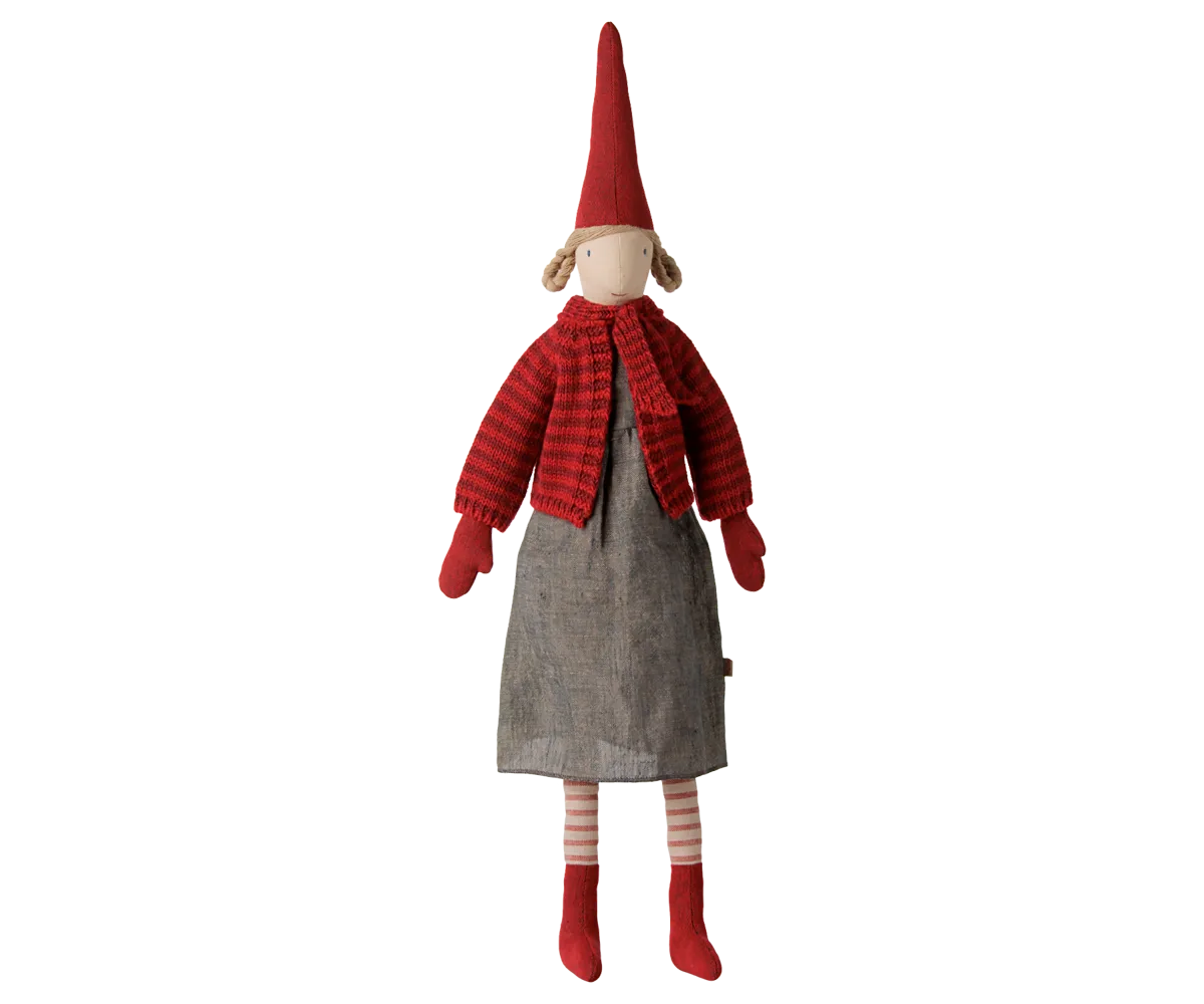 Maileg - Pixy, Größe 4 - Mädchen - Gestreifte Strickjacke