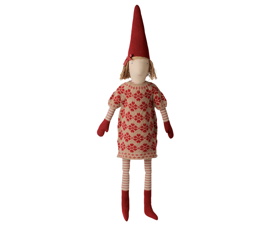 Maileg - Pixy, Größe 5 - Mädchen - Gestricktes Blumendress