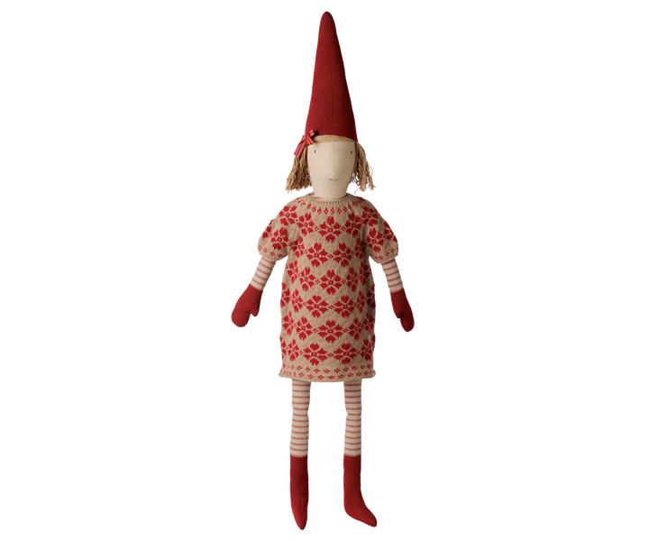 Maileg - Pixy, Größe 5 - Mädchen - Gestricktes Blumendress