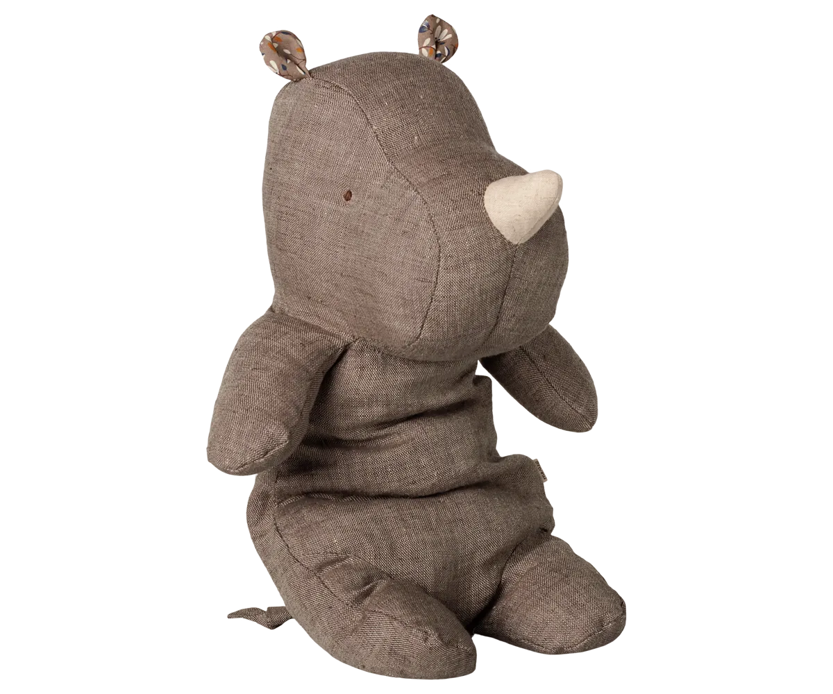 Maileg - Safari Freunde, Nashorn, Medium - Graumischung