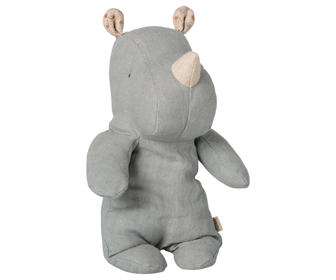 Maileg - Safari Freunde, Nashorn, Klein - Vintage blau