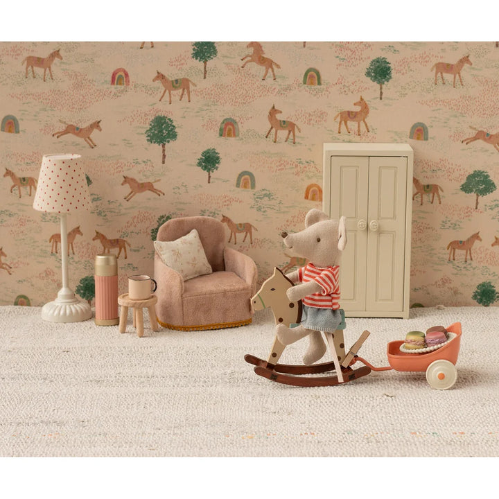 Maileg - Schaukelpferd, Maus - Gepunktet