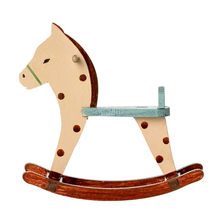 Maileg - Schaukelpferd, Maus - Gepunktet