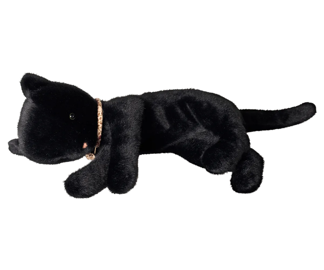 Maileg - Schlafendes Kätzchen Plüsch, Mittel - Schwarz