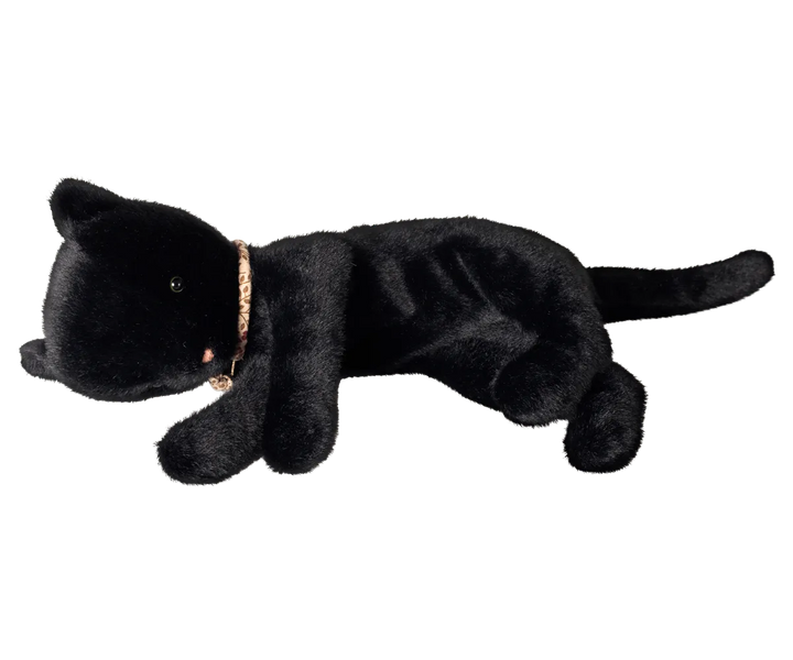Maileg - Schlafendes Kätzchen Plüsch, Mittel - Schwarz