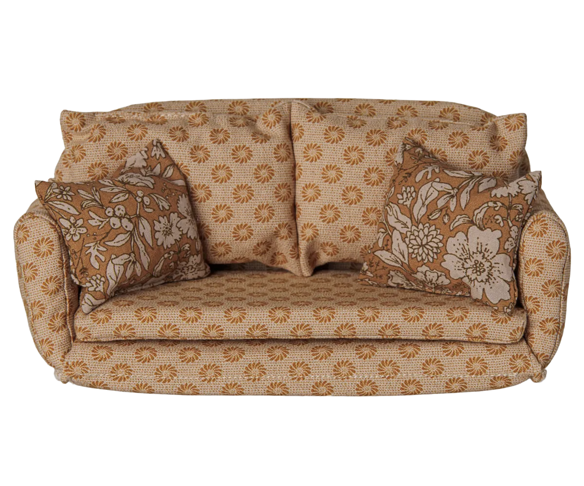 Maileg - Schlafsofa, Maus, Groß - Ocker