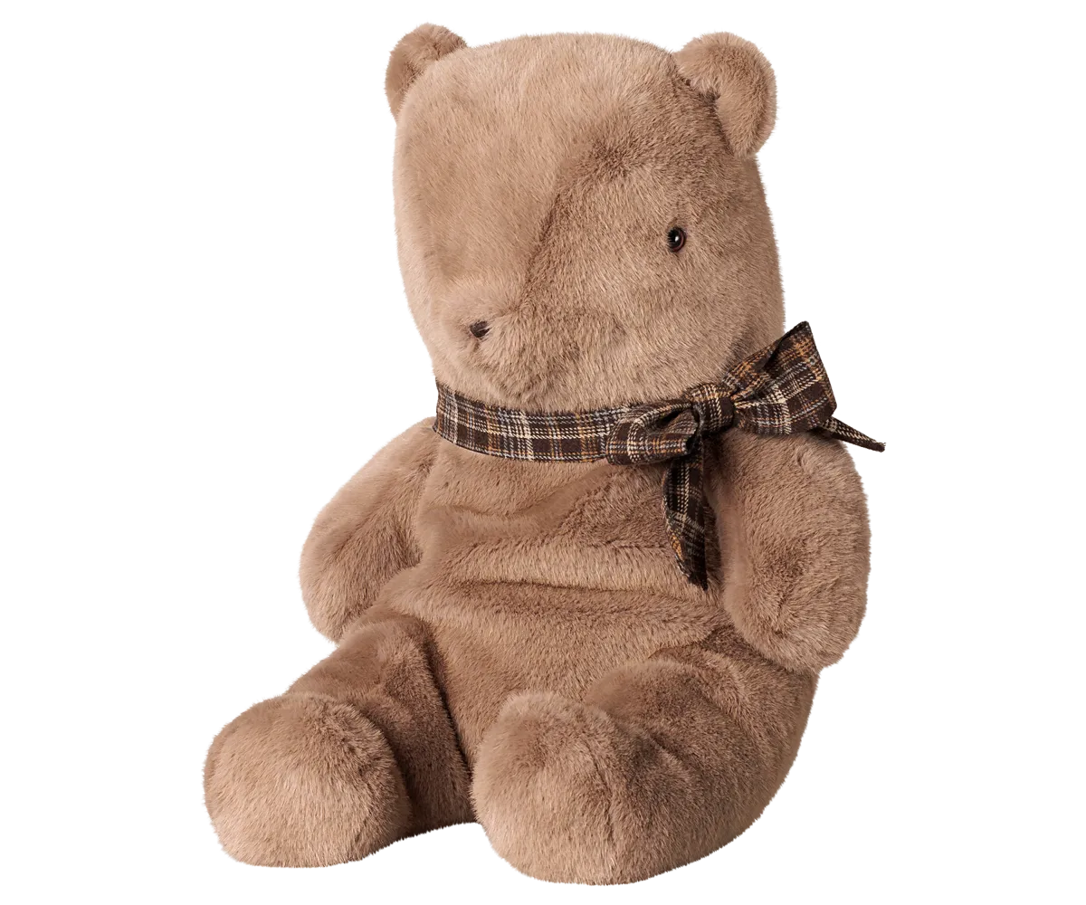 Maileg - Teddybär Plüsch, Groß - Dunkler Pilz