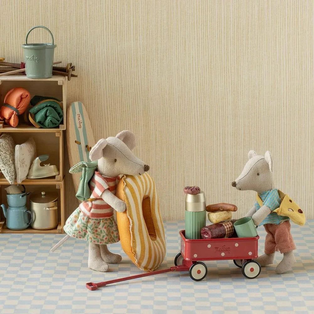 Maileg - Wagen, Maus - Rot