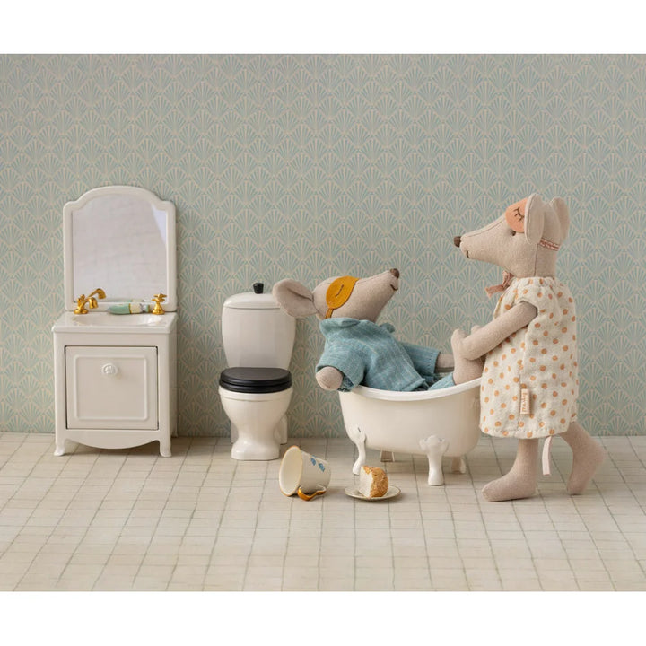 Maileg - Waschbeckenkommode, Maus - Creme