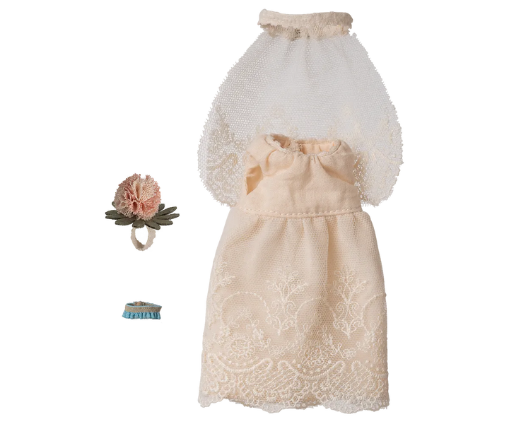 Maileg - Hochzeitskleid für Mama Maus