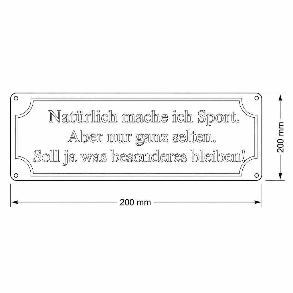 Maßskizze 
