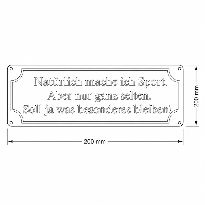 Maßskizze 
